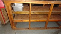 Wooden 3-Shelf Storage Cabinet
