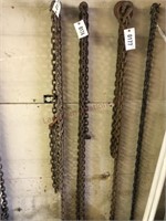 25' Log Chain; 5/16" link; (2) hooks
