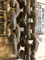 11' Log Chain; 3/8" link; (1) hook
