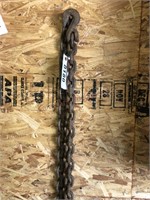 12' Log Chain; 3/8" link; (2) hook