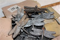 Box Of Cast  Metal Dragonflys