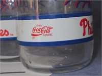 Set of Phillies Coca Cola (McDonalds) Glasses