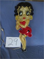Lighted Betty Boop   23" Tall