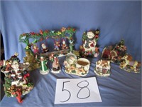 Lot of Resin Christmas Decorations