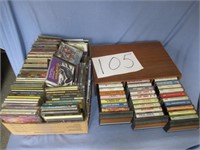 Lot CD's / Cassettes / Computer Video Games