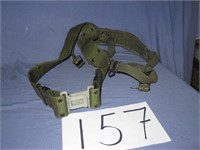 US Army Webbing Belt and Suspenders