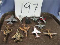 11 Diecast Military Model Planes
