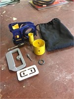 Door lock installation kit
