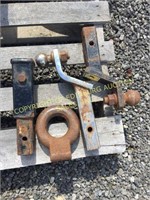 HITCH EXTENSION, PINTLE HITCH, (2) BALL HITCHES