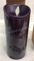 Pair of Luminara Purple Battery Operated Candles