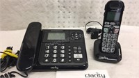 Clarity Big Button Cordless Phone w/Corded