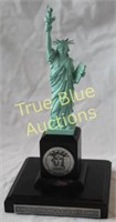 Miniature Statue of Liberty plated with Authentic