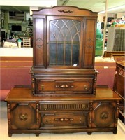 ANTIQUE CHINA HUTCH BUFFET