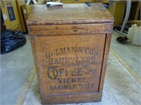 Antique General Store Wooden Flour Bin