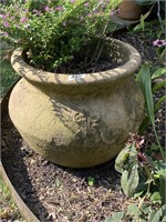 Old Concrete Planter 15" Tall