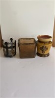 Lot Candle Holders and  Candle Warmer Cross