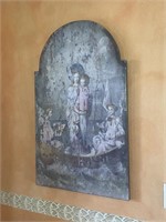 Old Religious Wall Hanging  24 x 39