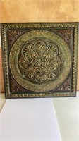 Vintage Metal Ceiling Tile Decor Wall Hanging