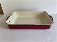 10 x15 Red Metal Baking Pan