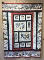 ‘HOMETOWN HOCKEY’ QUILT AND PILLOWCASE