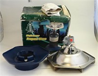 WOOD PROPANE SINGLE BURNER STOVE Camping Gear