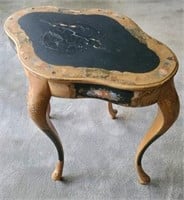 Antique Lamp Table Gesso & Gilded