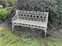 CAST IRON BENCH SEAT