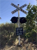 VICTORIAN RAILWAY CROSSING CAST IRON SIGNAL TOWER.