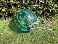 VINTAGE GREEN GLASS FLOAT