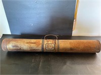 23” vintage fishing pole carry case
