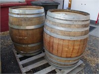 (2) Wine Barrels