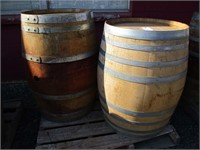 (2) Wine Barrels