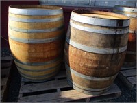 (2) Wine Barrels