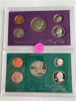 1990 and 1997 Proof Sets