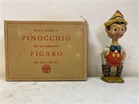 Antique 1939 Marx Pinocchio tin windup toy with