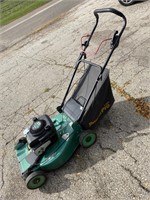 Power pro lawnmower with bagger -runs,
