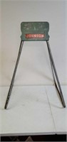 Antique Johnson outboard motor stand cast