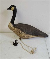 Vintage rare fiberglass goose decoy