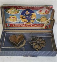 Griswold Patty molds with Box