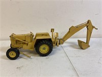 Ford diecast tractor with backhoe