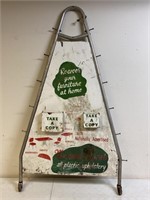 Vintage store display rack end