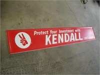 6 Foot x 1 Foot Metal Kendall Sign