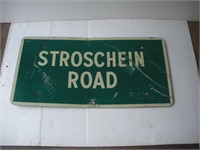Stroschein Road Metal Sign