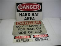 Metal & Plastic Danger Signs