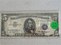 1953 $5 Silver Certificate Series A