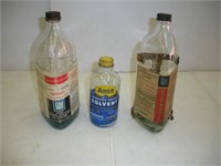 Vintage Windshield Washer Fluid Bottles