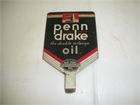 Original Penn Drake Double Sided Metal Sign