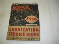 1954 Esso Dealer Lubrication Guide