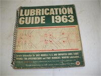 1963 Texaco Lubrication Guide
