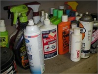 Oil & Car Care Products - Contents Of Shelf